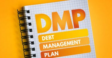 DMP - Debt Management Plan acronym, business concept
