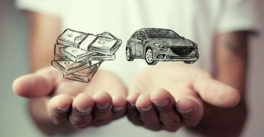 Money and business concept car