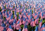 American Flags, Presidents Day