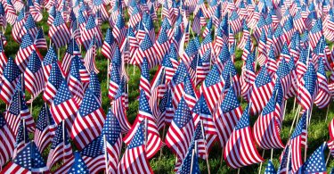 American Flags, Presidents Day