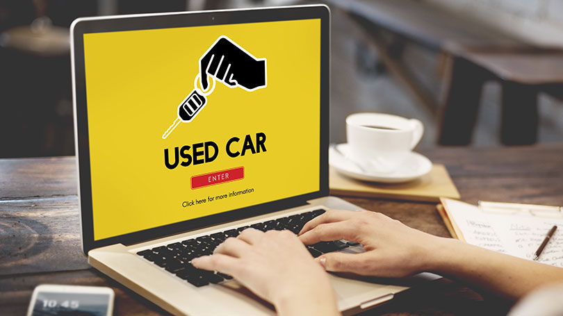 Car Rental Used Car Transportation Vehicle Concept