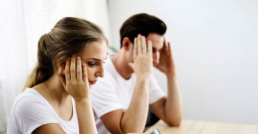 Young couples are worried about the bad economic period after having a problem from COVID-19
