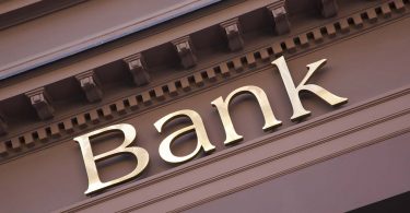 Bank Sign on Branch Facade