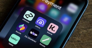 Various Buy Now Pay Later Apps displayed on a smartphone