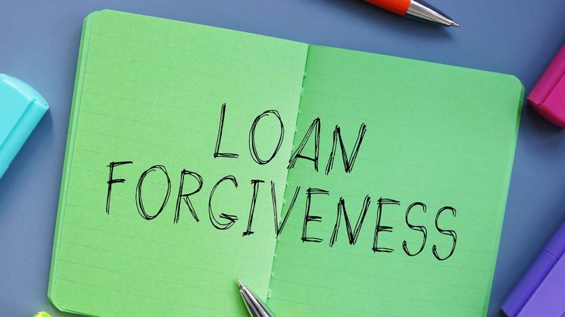 Business concept about Loan Forgiveness