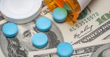 Prescription medicine and money