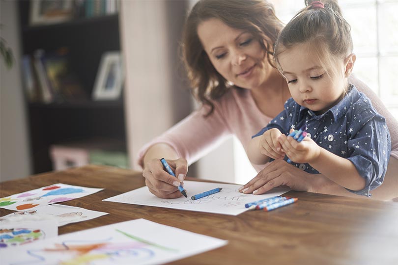 Never is too early for education the child by playing